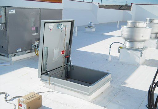 Personnel Roof Hatch Installation
