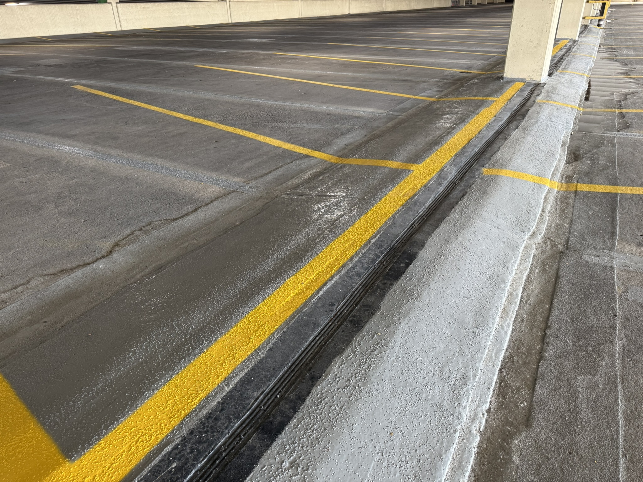 after installing nystrom WS expansion joint system