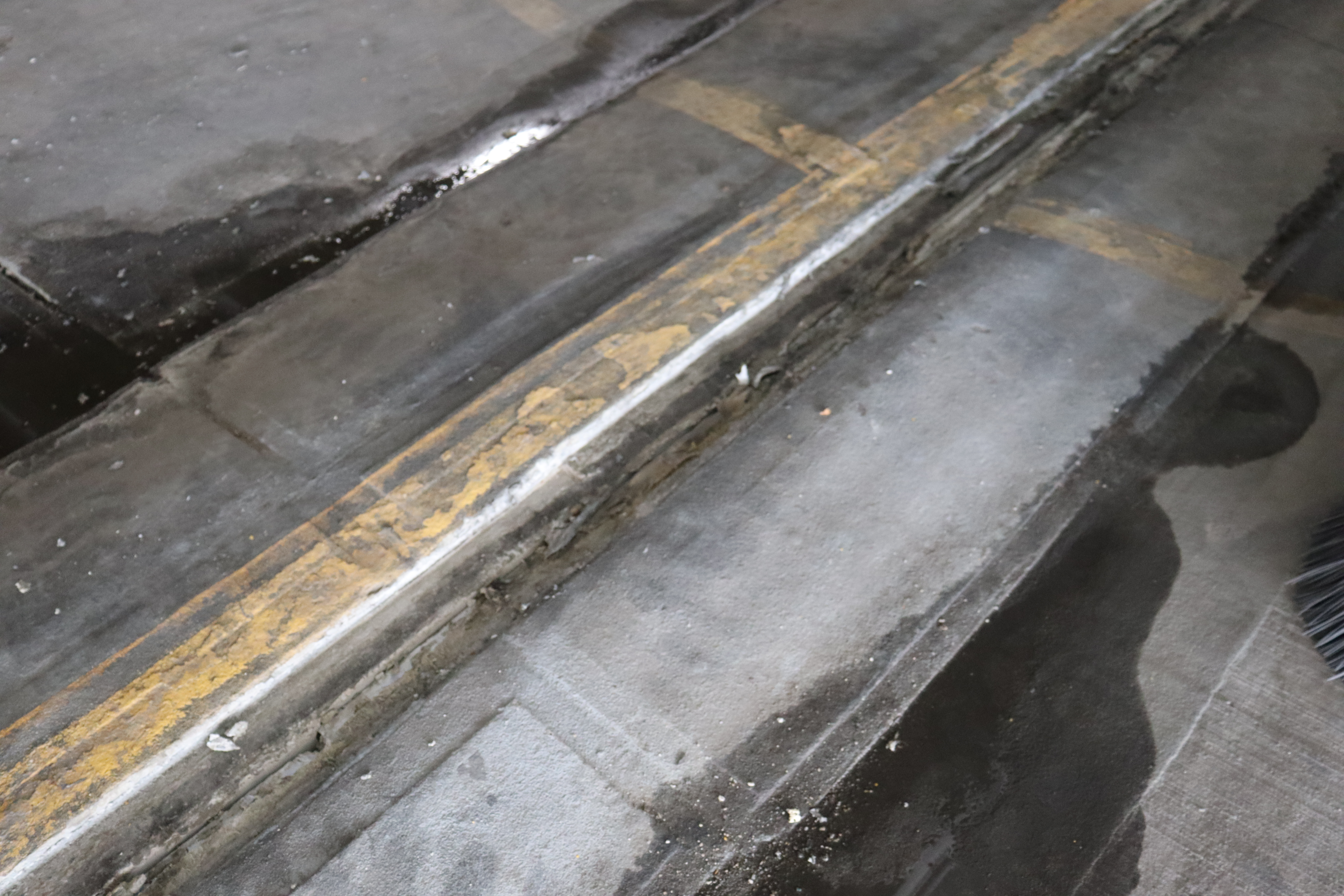 before installing nystrom WS expansion joint system