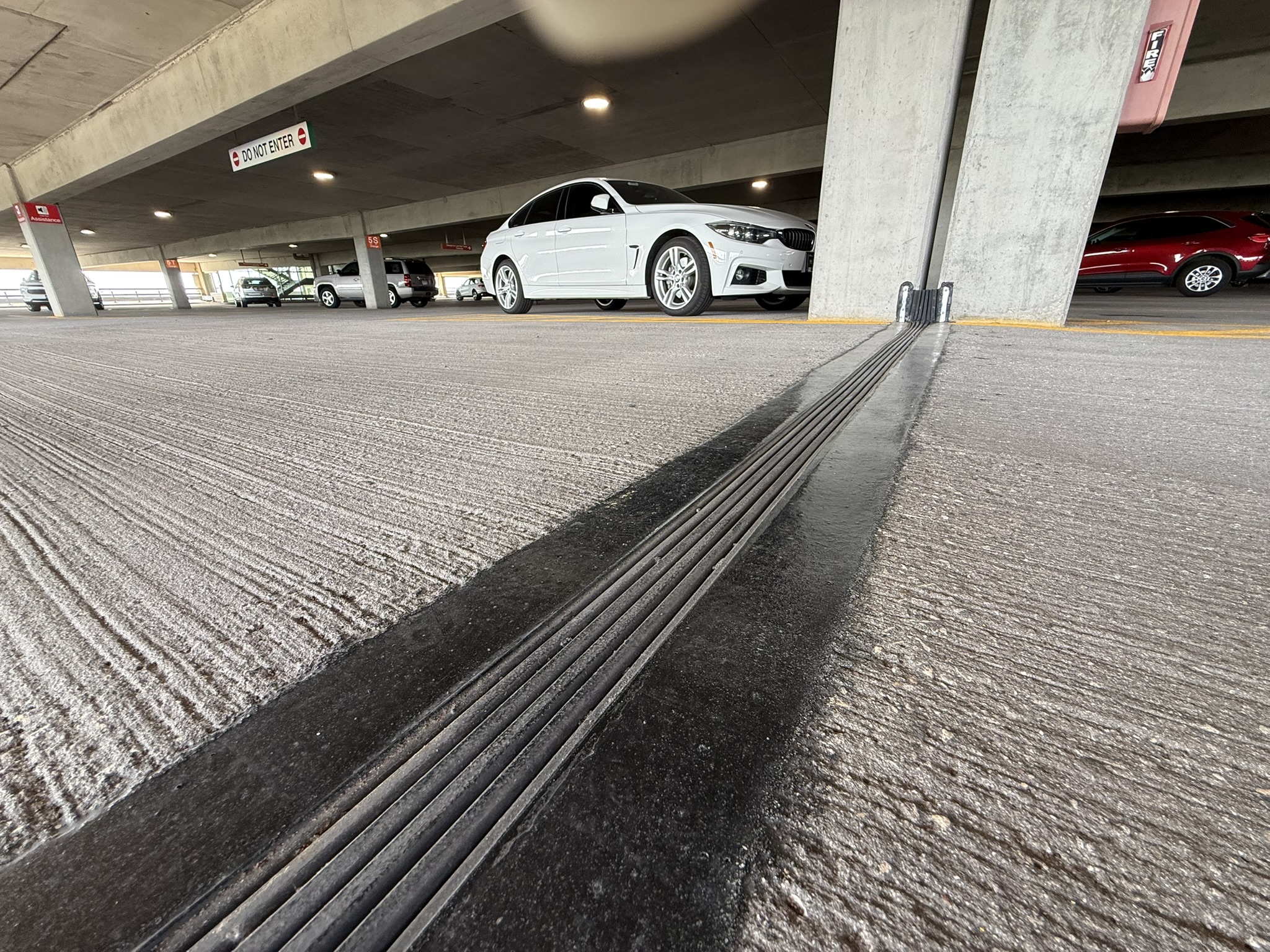 after installing nystrom WS expansion joint system