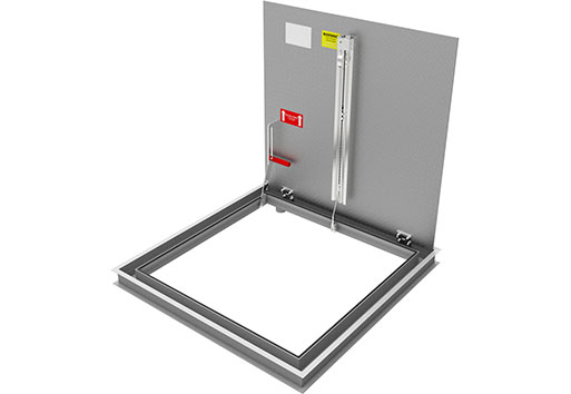 Drainable Floor Door